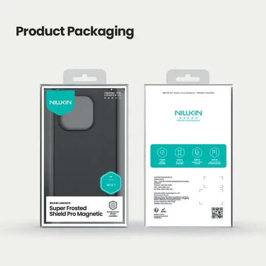 Nillkin Super Frosted PRO Magnetic Back Cover for Xiaomi 15T Black Foto 7
