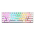 Wireless mechanical keyboard Motospeed SK62 White (blue switch) Photo