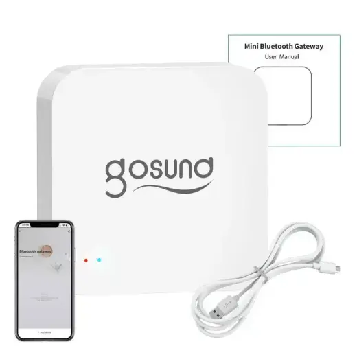 Smart Bluetooth BLE, WiFi Mesh Gateway with Alarm Gosund G2 Tuya Foto 4