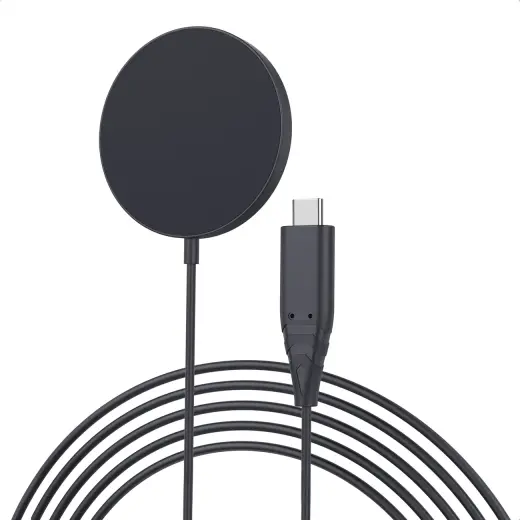 Choetech magnetic wireless charger 15W MagSafe for iPhone 12|13|14 black (T518-F-BK) Foto 2