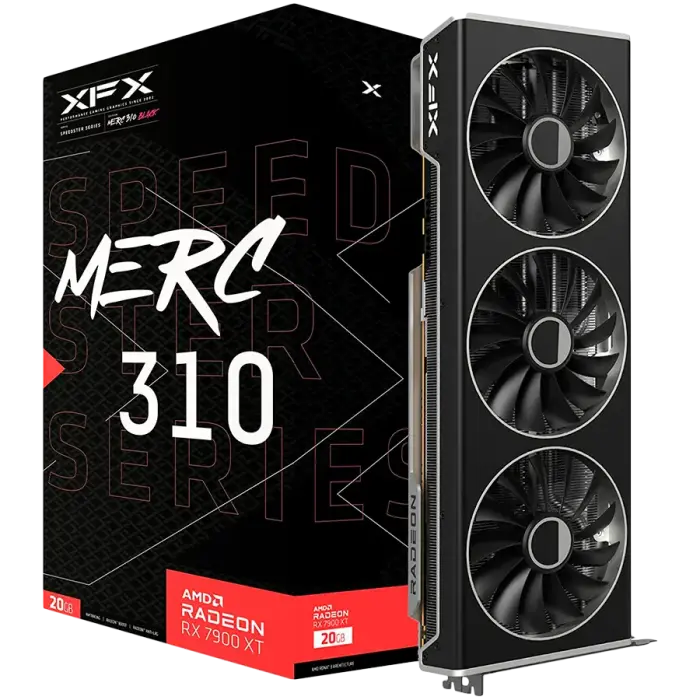 XFX Speedster MERC310 Radeon RX 7900 XT Grafikkarten (RX-79TMERCU9) (RX79TMERCU9) Foto 1
