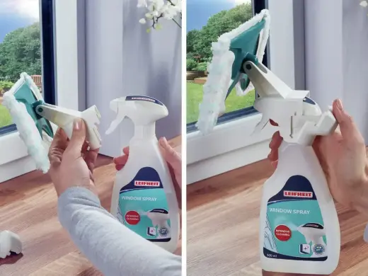 LEIFHEIT Logu tīrītājs ar mazgāšanas līdzekli Window Spray Cleaner Foto 4
