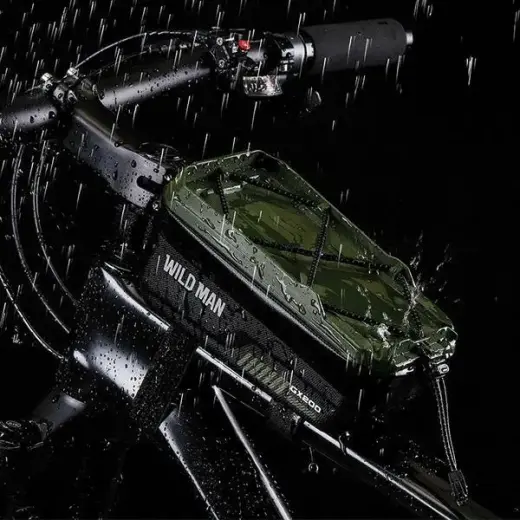 WILDMAN Etui|sakwa na ramę roweru GX200 uchwyt rowerowy czarna|black Foto 6