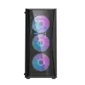 Darkflash DK352 Plus Computer Case with 4 fans (Black) Foto 2