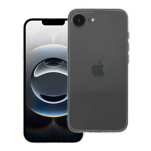 CLEAR 2 mm phone case for iPhone 16e transparent