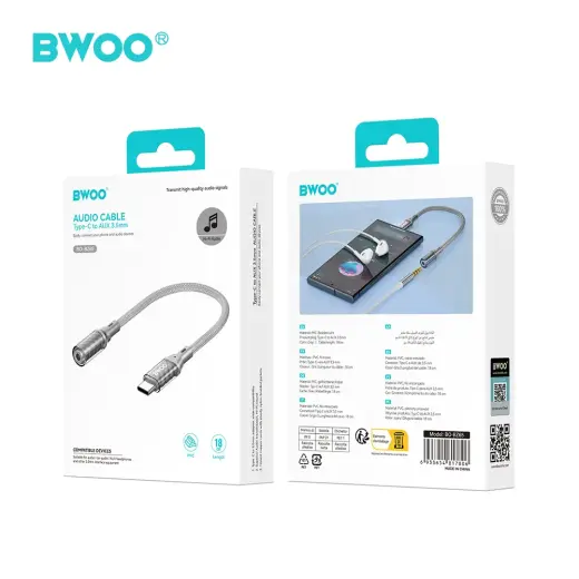 BWOO Adapter Type C to 3.5MM Jack BZ65 Foto 5