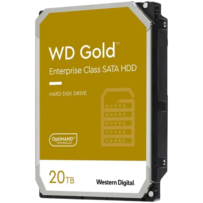 HDD Server WD Gold 20TB CMR 512e, 3.5'', 512MB, 7200 RPM, SATA