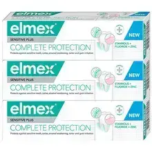 Elmex Sensitive Plus Complete Protection Tripack Toothpaste 75ml