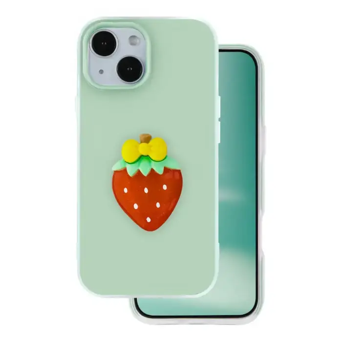 Fruit 2in1 maciņš telefonam iPhone 13 zaļš