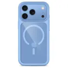 Tech-Protect MagOne CC maciņš ar MagSafe atbalstu telefonam iPhone 18 Pro | iPhone 17 Pro caurspīdīgs zils (komplektā aizsargstikls) — Foto 4