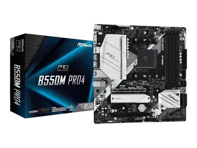 ASRock B550M Pro4 - motherboard - micro ATX - Socket AM4 - AMD B550 Photo