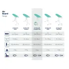 LEIFHEIT Gludināmais dēlis Air Board M Compact Plus 120x38cm Foto 2