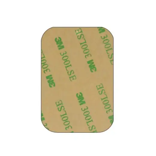 Metal plate for magnet holders - rectangular 35x45mm grey Foto 2