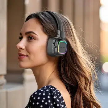 Blavec Over-ear Bluetooth Headphones BO-11 Bass Admiral (BO11-B) black (damaged packaging) Foto 12