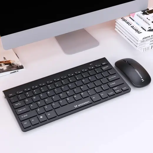 Wozinsky Wireless Keyboard + Compact Mouse Set - Black Foto 6