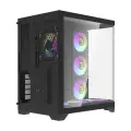 Darflash FT418 PRO computer case + 7 aRGB fans (black) — Foto 6