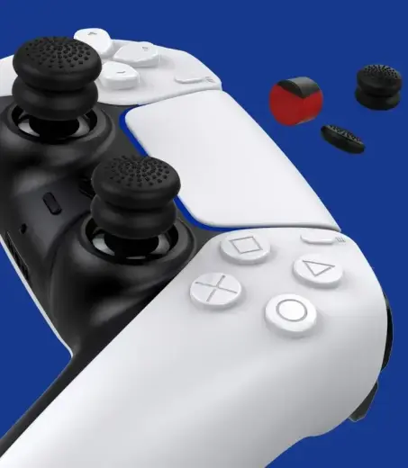 iPega P5006 Silicone Thumb Caps for PS5 6pcs Black/Red Foto 11