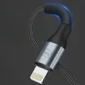 3mk Hyper Cable 3mk Hyper Cable N-SERIES USB-A | Lightning 1m 5V|2.4A 12W | black Foto 5