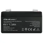 Qoltec AGM battery | 6V | 1.3Ah | Maintenance-free | Efficient| LongLife | for UPS, scale, cash register Foto 5