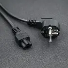 Qoltec Power cable IEC C5/SCHUKO | cloverleaf | 3x0.75mm² | 1.4m Фото num