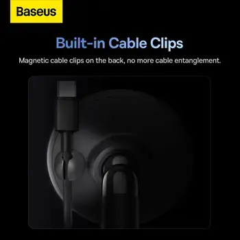 Baseus Car Holder C01 magnetIc with stick-on base (SUCC000001) black (damaged packaging) Foto 10