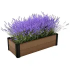 Rectangular flower bed Maple Trough 106x52x32cm brown — Photo 5