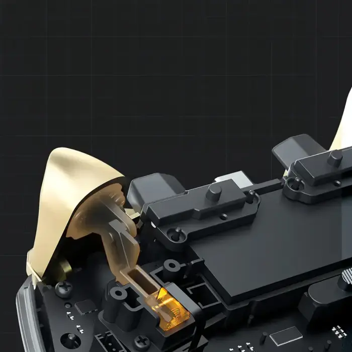 Machenike G5Pro Premium Edition Wireless Game Controller with Charging Station - Black and Gold Photo