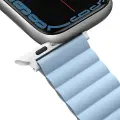 UNIQ pasek Revix Apple Watch Series 4|5|6|7|8|SE|SE2|Ultra 42|44|45|49mm. Reversible Magnetic biały-niebieski|white-blue Фото num