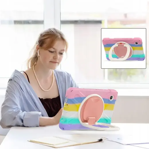 Tech-Protect X-Armor case for Samsung Galaxy Tab A9+ 11" X210 | X215 | X216 - pink and blue Фото num