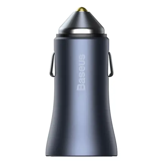 Baseus Golden Contactor Pro car charger, 2x USB, 40W (gray) Photo
