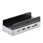 Orico MiniDock 10-in-1 Docking Station with SSD Hard Drive Bay - Silver Фото num