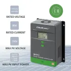 Qoltec Solar Charge Controller MPPT with Temperature Sensor 80A | 12V / 24V | LCD | Bluetooth | APP | GEL | LiFePO4 — Foto 2