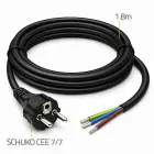 Qoltec SCHUKO CEE 7/7 power cable | copper Cu | stripped and soldered | 3x1.00 mm² | 1.8 m Foto 3