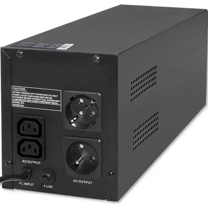 Qoltec Uninterruptible power supply UPS Line Interactive | Monolith | 1200VA | 720W Foto 2