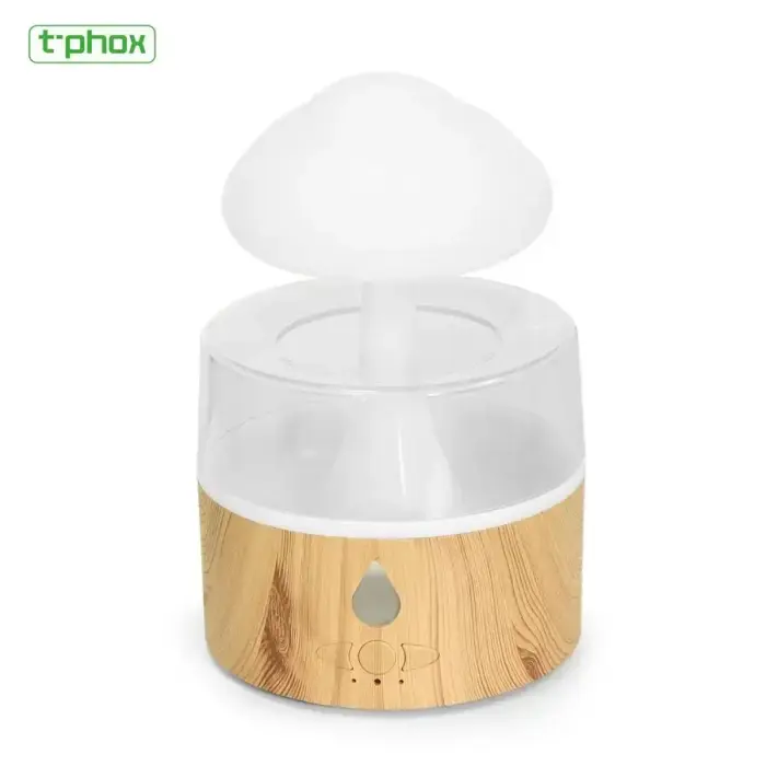 T-Phox Humidifier/diffuser with lamp rain cloud white Foto 2
