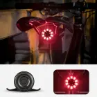 Wozinsky LED rear bicycle light with micro USB red light 5 modes black (WRBLB2) Photo