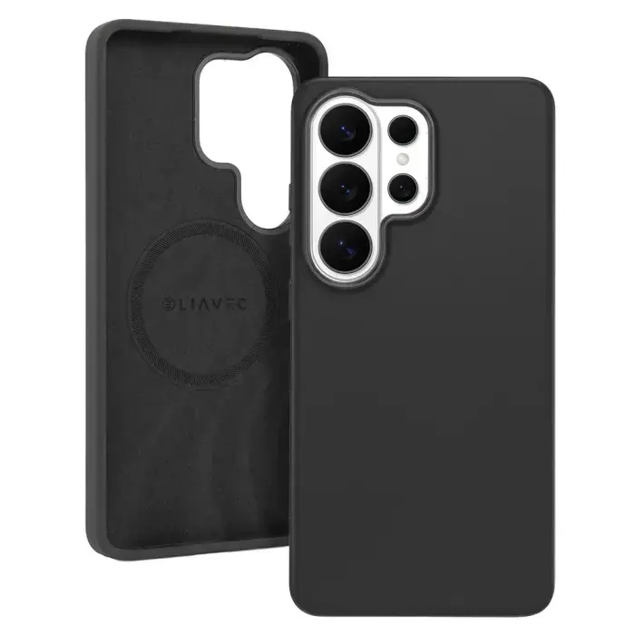 Liavec Silky phone case with MagSafe support for Samsung Galaxy S26 Ultra (S948) black