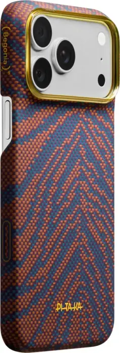 Pitaka Edge Case Breath of Veins, Burning Orange - iPhone 18/17 Pro Max