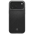 Spigen Enzo Aramid "T" Mag MagSafe Case for iPhone 17 Pro Black Silver Foto 2