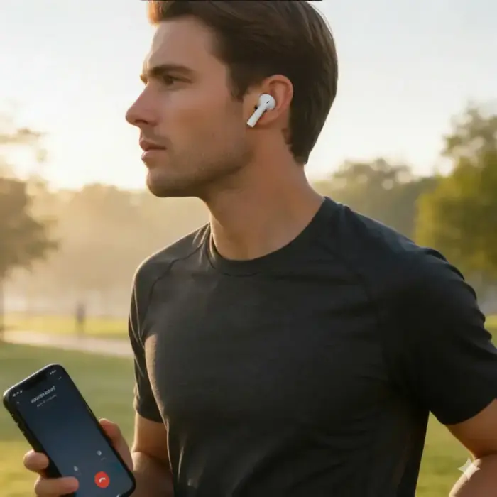 Blavec Bluetooth TWS Earphones BW-05 Flow (BW05F-W) white Foto 6