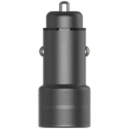 ENERGEA Alu Drive PD20+ automašīnas lādētājs | 38W | PD, QC | USB-A, USB-C | pelēks, gunmetal Foto 2
