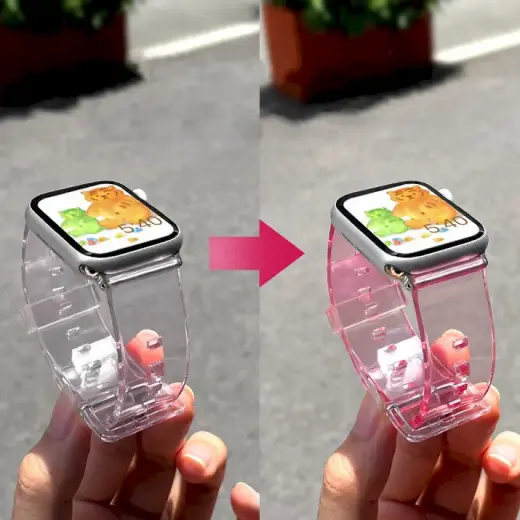 Fusion Light silikona siksniņa Apple Watch 42mm | 44mm | 45mm dzeltena Foto 3