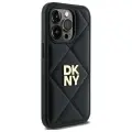 DKNY DKHCP14LPQDSLK iPhone 14 Pro 6.1"    czarny|black Quilted Stack Logo — Photo 4