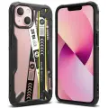 Ringke Fusion X Design durable PC Case with TPU Bumper for iPhone 13 mini black (Ticket band) (FXD540E43) Photo