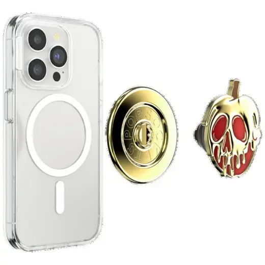 Uchwyt i podstawka do telefonu           Popsockets Round Disney Enamel Poison Apple MagSafe złoty 114075 Photo
