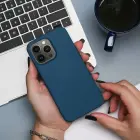 Silicone maciņš telefonam iPhone 16e zils — Foto 9