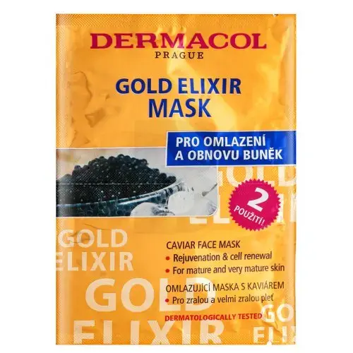 Dermacol Rejuvenating Caviar Mask (Gold Elixir) 2 X 8 G
