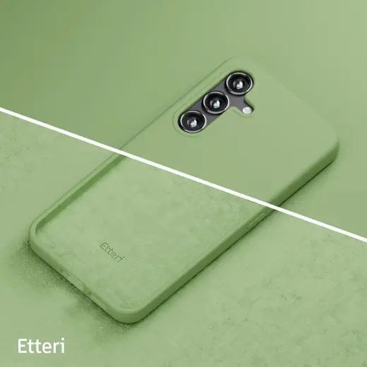 Etteri Silikona telefona maciņš Samsung Galaxy S25 Plus gaiši zaļš Foto 10