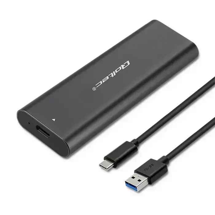Qoltec Enclosure for M.2 SATA SSD| NGFF | USB type C