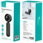 Hand fan USAMS Mini ZB352 1200mAh folding black Foto 4